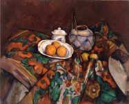 Paul Cezanne - Still Life with Ginger Jar, Sugar Bowl, and Oranges